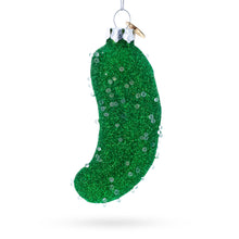 Load image into Gallery viewer, Salted Pickle Glass  Christmas Ornament