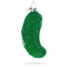 Load image into Gallery viewer, Salted Pickle Glass  Christmas Ornament