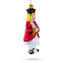 Load image into Gallery viewer, Proud Graduate Holding a Diploma Glass Christmas Ornament