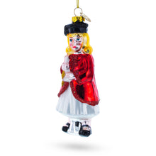 Load image into Gallery viewer, Proud Graduate Holding a Diploma Glass Christmas Ornament