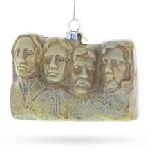 Load image into Gallery viewer, Mount Rushmore, South Dakota Glass Christmas Ornament