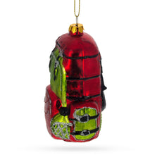 Load image into Gallery viewer, Hiking/ Camping Travel Backpack Glass Christmas Ornament