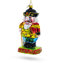 Load image into Gallery viewer, New Year Festive Nutcracker Glass Christmas Ornament