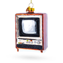 Load image into Gallery viewer, Nostalgic Retro Classic TV Glass Christmas Ornament