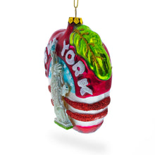 Load image into Gallery viewer, New York City Apple Symbol Glass Christmas Ornament