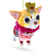 Load image into Gallery viewer, Chihuahua Glass Christmas Ornament