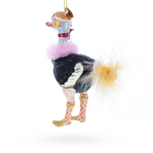 Load image into Gallery viewer, Ostrich Chic Glass Christmas Ornament