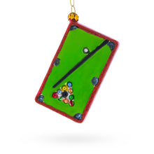 Load image into Gallery viewer, Billiard/Pool Table Glass Christmas Ornament