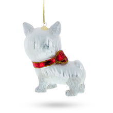 Load image into Gallery viewer, Yorkshire Terrier Glass Christmas Ornament