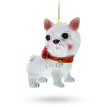 Load image into Gallery viewer, Yorkshire Terrier Glass Christmas Ornament