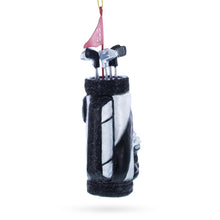 Load image into Gallery viewer, Golf Bag with Clubs Glass Christmas Ornament