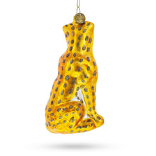 Load image into Gallery viewer, Spotted Leopard Glass Christmas Ornament