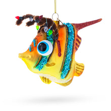 Load image into Gallery viewer, Coral Fish Glass Christmas Ornament