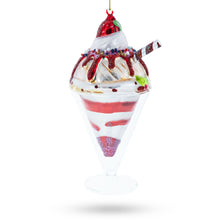Load image into Gallery viewer, Dessert Cake Glass Christmas Ornament