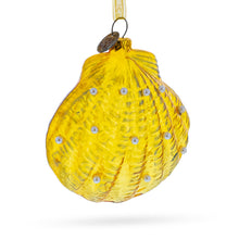 Load image into Gallery viewer, Sea Shell Glass Christmas Ornament