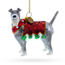 Load image into Gallery viewer, Irish Terrier Glass Christmas Ornament