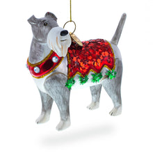 Load image into Gallery viewer, Irish Terrier Glass Christmas Ornament