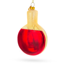 Load image into Gallery viewer, Ping-Pong Paddle Glass Christmas Ornament