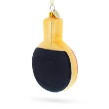 Load image into Gallery viewer, Ping-Pong Paddle Glass Christmas Ornament