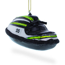 Load image into Gallery viewer, Personal Watercraft Jet Ski Glass Christmas Ornament