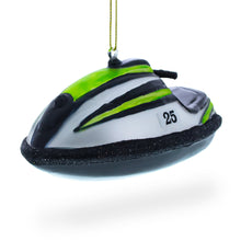 Load image into Gallery viewer, Personal Watercraft Jet Ski Glass Christmas Ornament