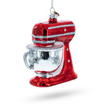 Load image into Gallery viewer, Retro Stand Kitchen Mixer Glass Christmas Ornament