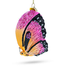 Load image into Gallery viewer, Butterfly Glass Christmas Ornament