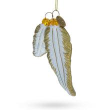 Load image into Gallery viewer, Flight Feathers Glass Christmas Ornament