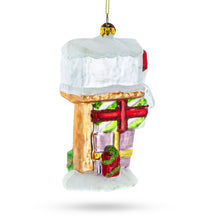 Load image into Gallery viewer, Mailbox with Letters and Gifts Glass Christmas Ornament