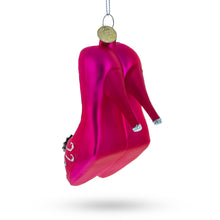 Load image into Gallery viewer, Chic Pink High Heels Glass Christmas Ornament