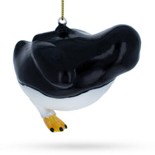 Load image into Gallery viewer, Penguin Dancer Glass Christmas Ornament