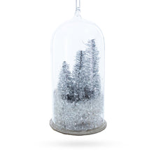 Load image into Gallery viewer, Bear Family in the Woods Glass Christmas Ornament