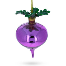 Load image into Gallery viewer, Beetroot Glass Christmas Ornament