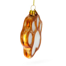 Load image into Gallery viewer, Whimsical Paw Print Glass Christmas Ornament