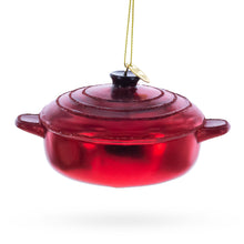Load image into Gallery viewer, Cooking Red Pot Glass Christmas Ornament