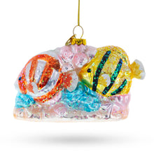 Load image into Gallery viewer, Coral Reef Fishes Glass Christmas Ornament