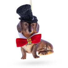 Load image into Gallery viewer, Basset Hound Glass Christmas Ornament