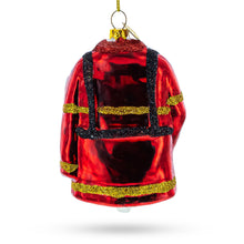 Load image into Gallery viewer, Heroic Fireman Uniform Glass Christmas Ornament