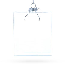 Load image into Gallery viewer, Flask Clear Glass Christmas Ornament