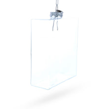 Load image into Gallery viewer, Flask Clear Glass Christmas Ornament
