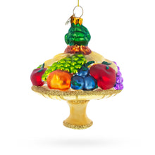 Load image into Gallery viewer, Sumptuous Fruit Platter Glass Christmas Ornament