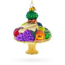 Load image into Gallery viewer, Sumptuous Fruit Platter Glass Christmas Ornament