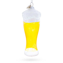 Load image into Gallery viewer, Frothy Pint of Ale Glass Christmas Ornament