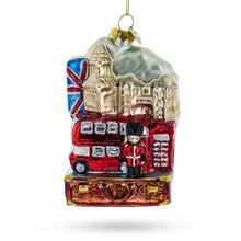 Load image into Gallery viewer, London Landmarks, United Kingdom Glass Christmas Ornament
