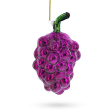 Load image into Gallery viewer, Purple Grapes Glass Christmas Ornament