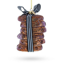 Load image into Gallery viewer, Delectable Chocolate Chip Cookies Glass Christmas Ornament