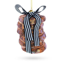 Load image into Gallery viewer, Delectable Chocolate Chip Cookies Glass Christmas Ornament