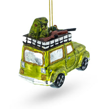 Load image into Gallery viewer, Off-Road Safari Adventure Vehicle Glass Christmas Ornament