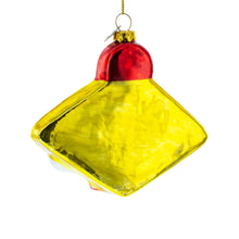 Load image into Gallery viewer, Casino Sign Glass Christmas Ornament