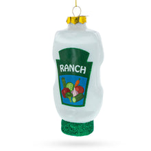 Load image into Gallery viewer, Ranch Dressing Glass Christmas Ornament